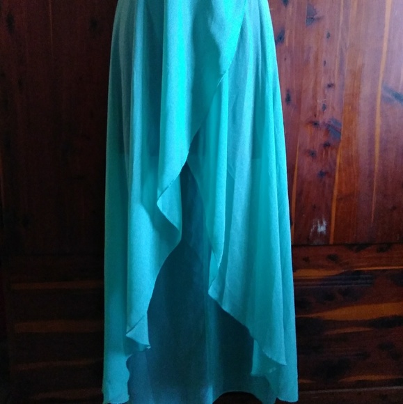 Ruby Rox lace top mini with long chiffon s… - Picture 3 of 5